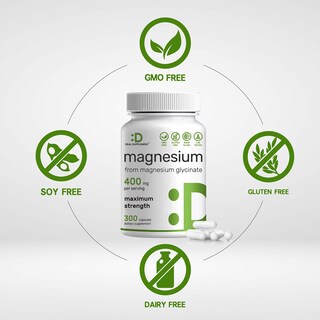 Foto 3 | Foto 3 | Suplemento Deal Glicinato De Magnesio 400 Mg 300 Cápsulas - Venta Internacional.