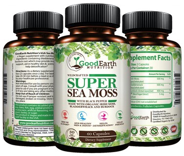 Foto 4 | Foto 4 | Suplemento Goodearth Nutrition, Cápsulas De Musgo Marino, Veganas - Venta Internacional.