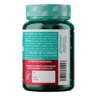 Foto 3 | Foto 3 | Omega 3 Salmón De Alaska, Vitamina E Y Coq10 120 Cápsulas Solanum