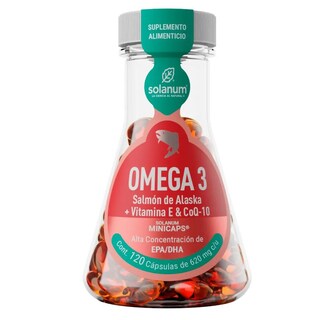 Foto 4 | Foto 4 | Omega 3 Salmón De Alaska, Vitamina E Y Coq10 120 Cápsulas Solanum