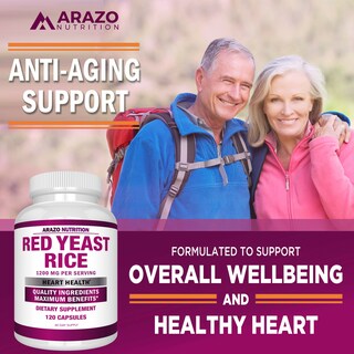 Foto 5 | Foto 5 | Suplemento Arazo Nutrition: Extracto De Arroz De Levadura Roja, 1200 Mg, 120 Cápsulas - Venta Internacional.