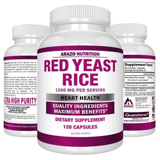 Foto 7 | Foto 7 | Suplemento Arazo Nutrition: Extracto De Arroz De Levadura Roja, 1200 Mg, 120 Cápsulas - Venta Internacional.
