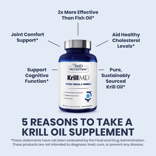 Foto 4 | Foto 4 | Suplemento 1md Nutrition Aceite De Krill Antártico Krillmd 60 Cápsulas - Venta Internacional.