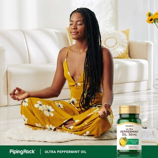 Foto 6 | Foto 6 | Suplemento De Aceite De Menta Piping Rock, 50 Mg, 120 Cápsulas De Gelatina Blanda - Venta Internacional.