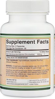Foto 2 | Foto 2 | Suplemento Double Wood Nad 500 Mg De Nad+ 95% Puro Durante 30 Días - Venta Internacional.