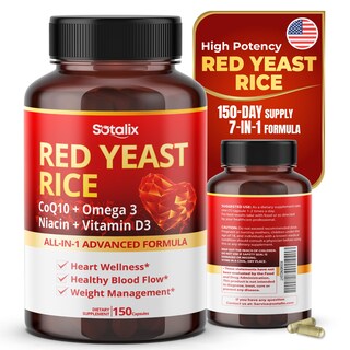 Foto 1 | Foto 1 | Suplemento De Arroz De Levadura Ultra Roja Sotalix De 12,750 Mg Con Coq10 - Venta Internacional.