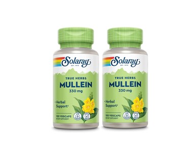 Foto 1 | Foto 1 | Suplemento Solaray Hoja De Gordolobo 330 Mg 100 Cápsulas Vegetarianas (x2) - Venta Internacional.