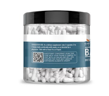 Foto 3 | Foto 3 | Suplemento Dietético Earthborn Elements, Bicarbonato De Sodio, 200 Cápsulas - Venta Internacional.