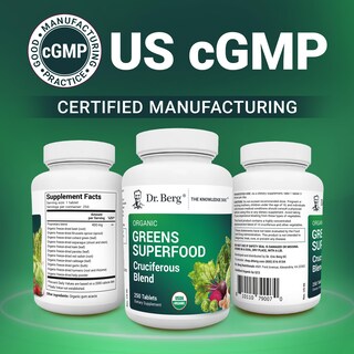 Foto 5 | Foto 5 | Suplemento Dr. Berg Greens Superfood Crucíferous 250 Comprimidos - Venta Internacional.