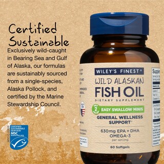 Foto 4 | Foto 4 | Suplemento De Aceite De Pescado Wiley's Finest Wild Alaskan 60 Cápsulas Blandas - Venta Internacional.