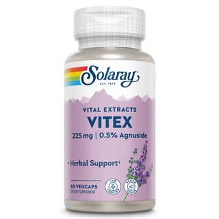 Foto 1 | Foto 1 | Suplemento Solaray De Extracto De Bayas Vitex 225 Mg Para Mujeres, 60 Cápsulas Vegetales - Venta Internacional.