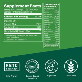 Foto 2 | Foto 2 | Péptidos De Colágeno En Polvo A Prueba De Balas, 1250 Ml, Sin Sabor - Venta Internacional.