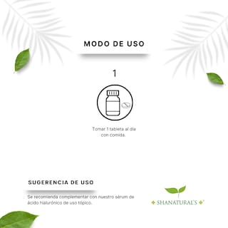Foto 5 | Foto 5 | Suplemento Alimenticio Shanaturals Ácido Hialurónico