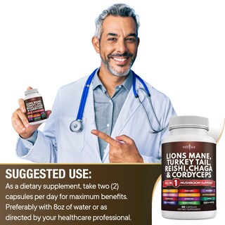 Foto 7 | Foto 7 | Suplemento New Age Lions Mane 3000 Mg Con 2000 Mg De Cola De Pavo - Venta Internacional.