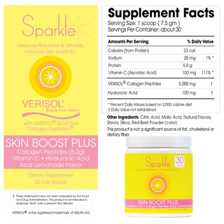 Foto 7 | Foto 7 | Colágeno En Polvo Sparkle Skin Boost Plus Acai Lemonade 30 Unidades - Venta Internacional.