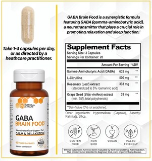 Foto 2 | Foto 2 | Suplemento Natural Stacks Gaba Con L-citrulina Y Extracto De Semilla De Uva - Venta Internacional.