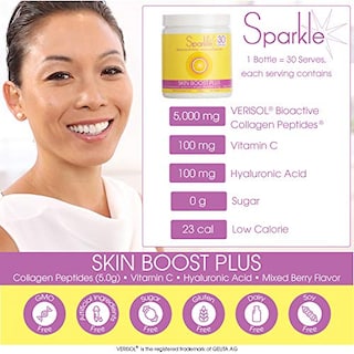 Foto 6 | Foto 6 | Colágeno En Polvo Sparkle Skin Boost Plus, 50 Porciones, Cerveza Mixta - Venta Internacional.