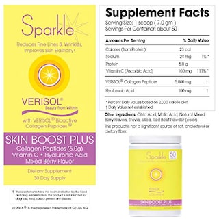 Foto 7 | Foto 7 | Colágeno En Polvo Sparkle Skin Boost Plus, 50 Porciones, Cerveza Mixta - Venta Internacional.