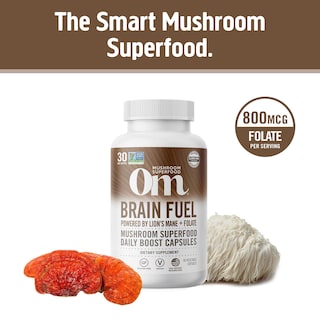 Foto 2 | Foto 2 | Suplemento Om Mushroom Superfood Brain Fuel 90 Cápsulas - Venta Internacional