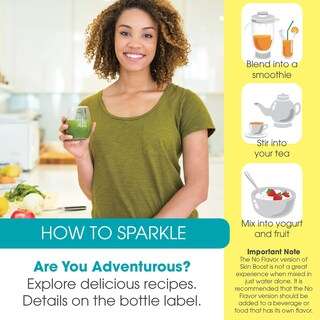 Foto 5 | Foto 5 | Colágeno En Polvo Sparkle Skin Boost Plus Sabor A Naranja - Venta Internacional.