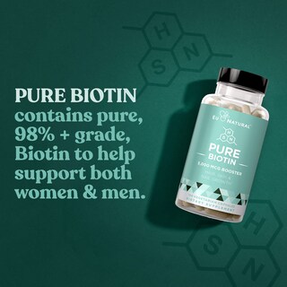 Foto 2 | Foto 2 | Suplemento De Biotina Natural De La Ue, 5000 Mcg, Cabello, Piel Y Uñas, 120 Cápsulas - Venta Internacional.