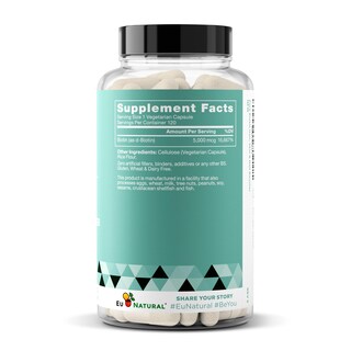 Foto 7 | Foto 7 | Suplemento De Biotina Natural De La Ue, 5000 Mcg, Cabello, Piel Y Uñas, 120 Cápsulas - Venta Internacional.
