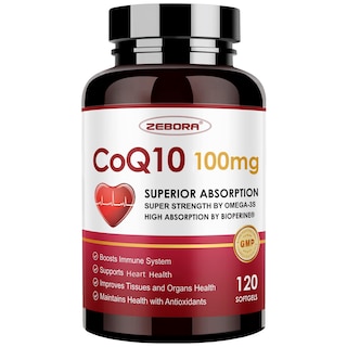 Foto 1 | Foto 1 | Suplemento De Cápsulas Blandas Zebora Coq10 De 100 Mg Con Pqq, Bioperine Y Omega-3 - Venta Internacional.