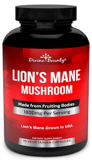 Foto 1 | Foto 1 | Suplemento Divine Bounty Organic Lions Mane 1800 Mg 90 Cápsulas - Venta Internacional.