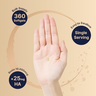 Foto 4 | Foto 4 | Suplemento de Biotina Naturebell De 10000 Mcg Más Ácido Hialurónico De 25 Mg - Venta Internacional