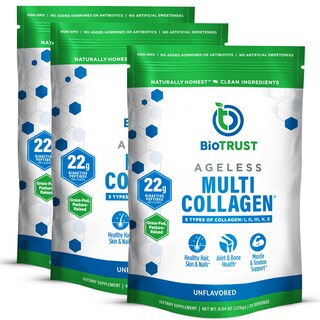 Foto 1 | Foto 1 | Colágeno en Polvo Biotrust Ageless Multi 5 Tipos Paquete de 3 - Venta Internacional