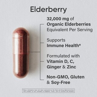 Foto 2 | Foto 2 | Suplemento Sports Research Elderberry + D3 5000 Ui con Zinc - Venta Internacional