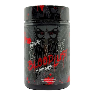 Foto 1 | Foto 1 | Carnage Bloodlust Pump 80 Cápsulas Oxido Nitrico Nutrifitt
