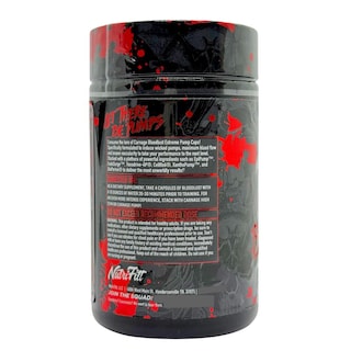 Foto 3 | Foto 3 | Carnage Bloodlust Pump 80 Cápsulas Oxido Nitrico Nutrifitt