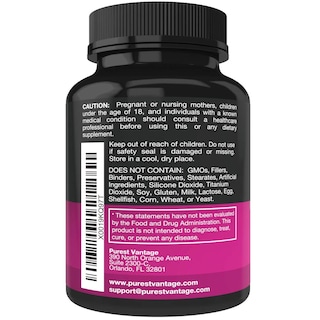 Foto 3 | Foto 3 | Suplemento Purest Vantage Resveratrol 1400 Mg 60 Cápsulas - Venta Internacional