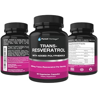Foto 4 | Foto 4 | Suplemento Purest Vantage Resveratrol 1400 Mg 60 Cápsulas - Venta Internacional