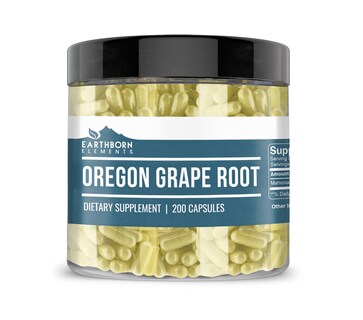 Foto 1 | Foto 1 | Suplemento Dietético Earthborn Elements Oregon Grape Root 200 Cápsulas - Venta Internacional.