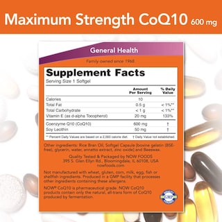 Foto 2 | Foto 2 | Supplement Now Coq10, Coenzima Q10, 600 Mg, 60 Cápsulas Blandas - Venta Internacional.