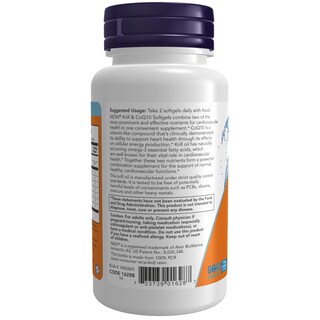 Foto 3 | Foto 3 | Supplements Now Foods Krill & Coq10 Omega-3 Para Apoyar El Corazón, 60 Cápsulas Blandas - Venta Internacional.