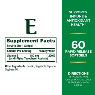 Foto 2 | Foto 2 | Cápsulas Blandas De Suplementos Y Píldoras De Vitamina E Nature's Bounty - Venta Internacional.