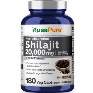 Foto 1 | Foto 1 | Suplemento Nusapure Shilajit De 20,000 Mg, 180 Cápsulas Vegetarianas - Venta Internacional.