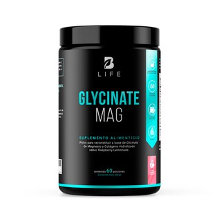 Foto 1 | Foto 1 | Glicinato De Magnesio En Polvo | 60 Porciones | Sabor Raspberry Lemonade | 600 Gramos | Glycinate Mag | B Life.