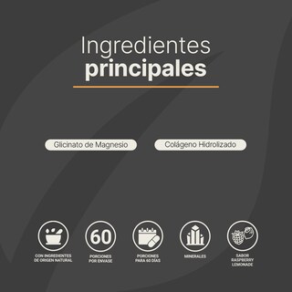 Foto 4 | Foto 4 | Glicinato De Magnesio En Polvo | 60 Porciones | Sabor Raspberry Lemonade | 600 Gramos | Glycinate Mag | B Life.