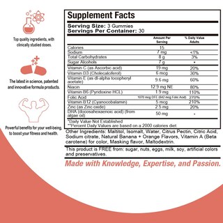 Foto 3 | Foto 3 | Suplemento Complejo Prenatal/posnatal Health Dose 90 Gomitas - Venta Internacional.