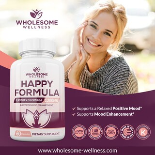 Foto 6 | Foto 6 | Suplemento Wholesome Wellness Happy Formula 60 Cápsulas - Venta Internacional.