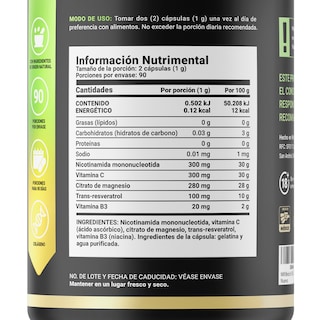 Foto 2 | Foto 2 | Suplemento Alimenticio Nicotinamida B Life con Citrato de Magnesio y Vitamina D3 180 Capsulas