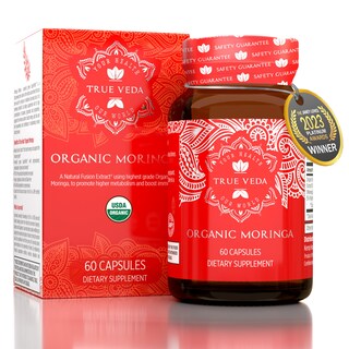 Foto 1 | Foto 1 | Suplemento True Veda, Cápsulas Orgánicas De Moringa Oleifera, 60 Píldoras - Venta Internacional.