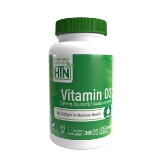 Foto 1 | Foto 1 | Vitamina D3 10000iu 360 Cápsulas Blandas