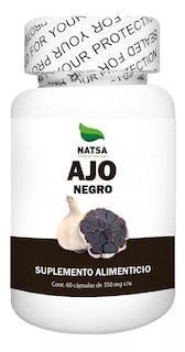Foto 1 | Foto 1 | Ajo Negro Natsa 60 Cápsulas