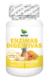 Foto 1 | Foto 1 | Suplemento Alimenticio Enzimas Digestivas Natsa 100 Cápsulas