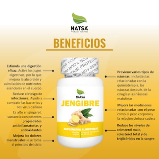 Foto 3 | Foto 3 | Jengibre Natsa 100 Cápsulas